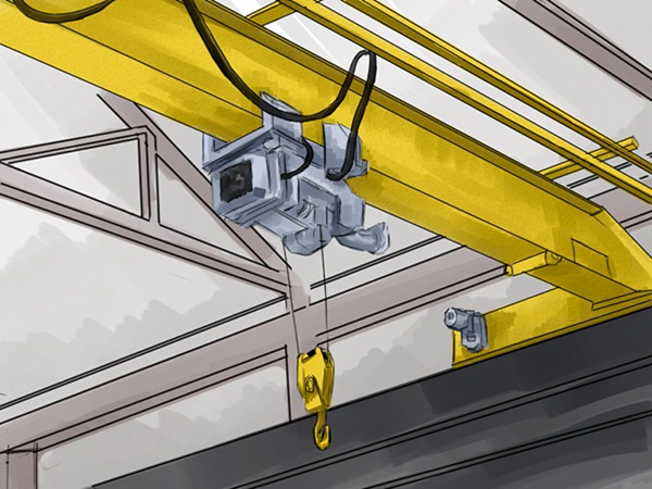 陜西咸陽單梁行吊廠家單梁行吊不易磨損